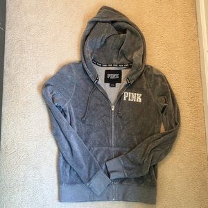 VS Pink sequined zip up